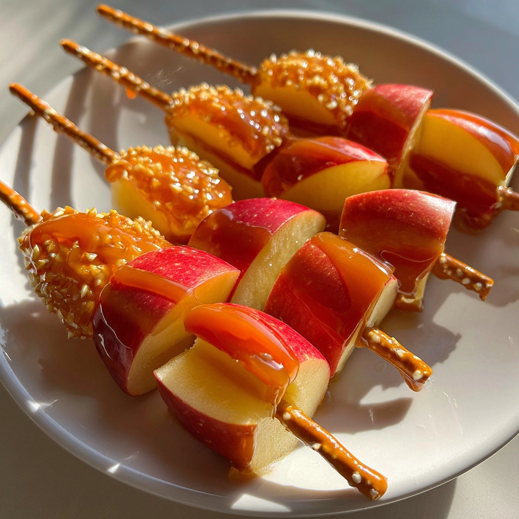 Caramel Apple Witch Broomsticks