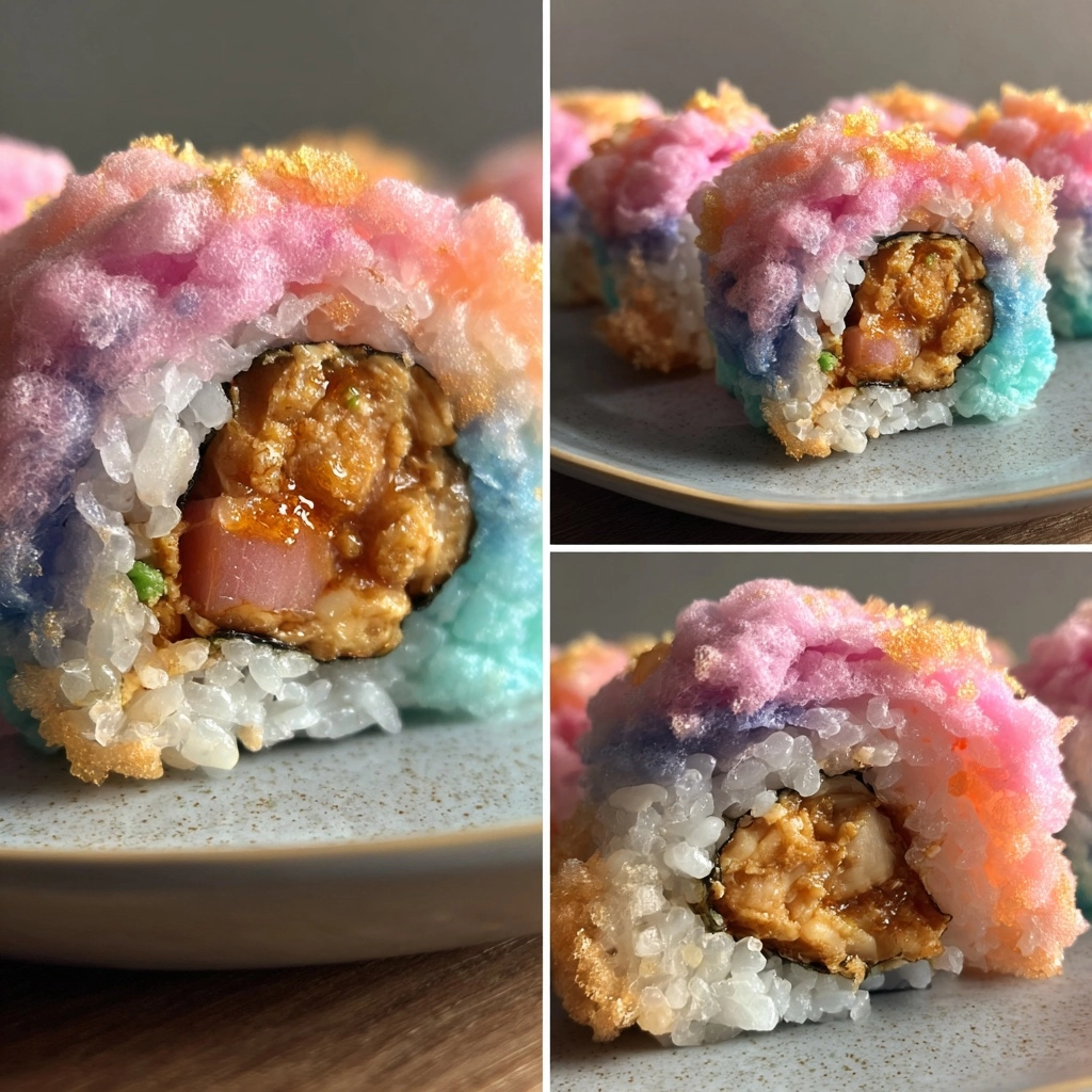 Cotton Candy Sushi