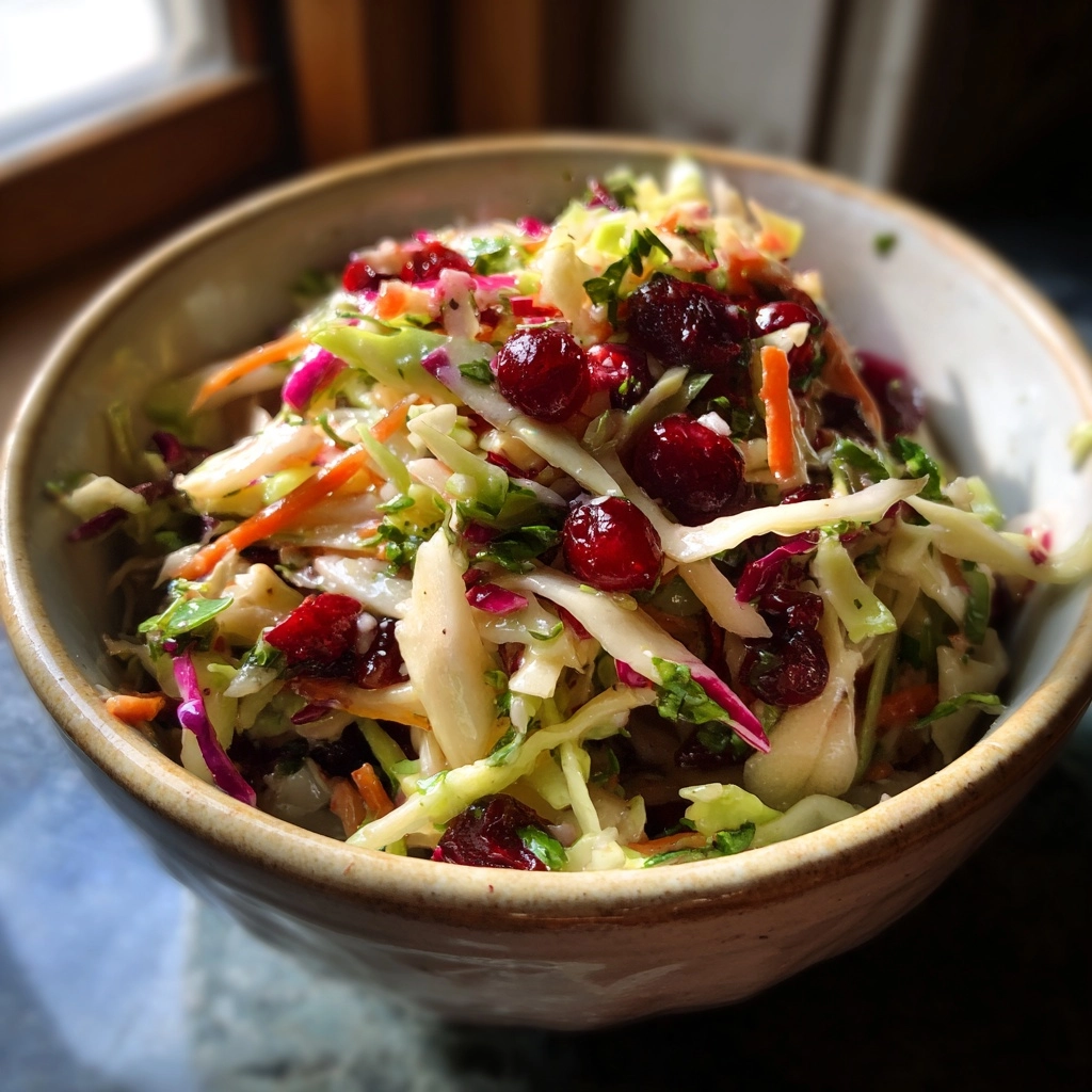 Cranberry Apple Coleslaw