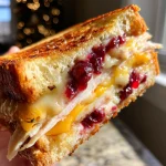 Cranberry Turkey Grilled Cheese