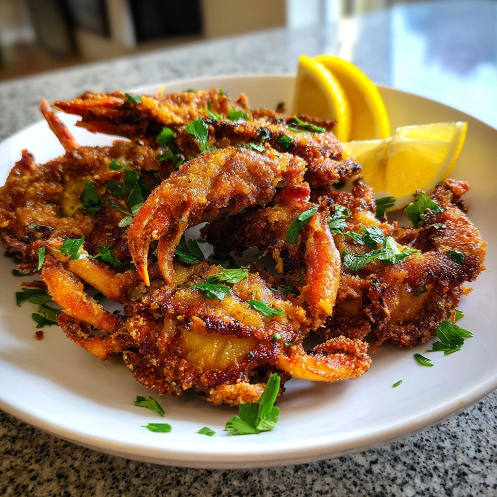 Fried Soft Shell Crabs