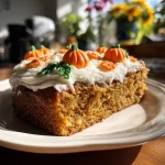 Halloween Pumpkin Cookie Cake