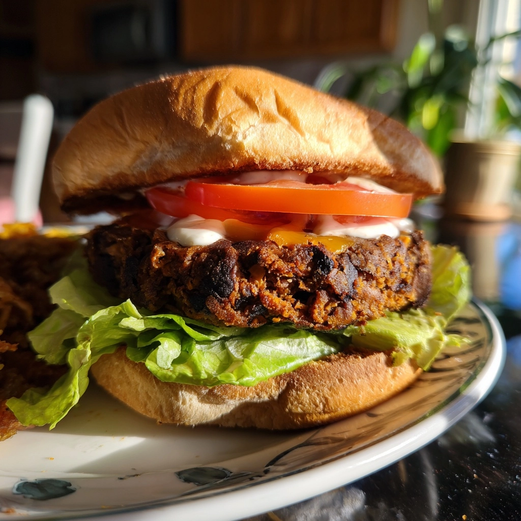 Spicy Black Bean Burgers