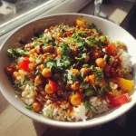 Taco-Spiced Chickpea and Rice