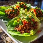 Thai Ground Beef Lettuce Wraps
