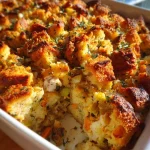 Cozy Turkey Stuffing Casserole Recipe for Comforting Meals