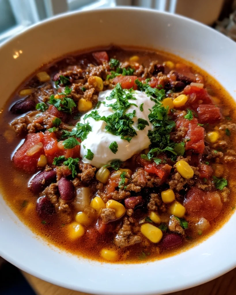 Delicious Stove Top Taco Soup Recipe for Busy Nights