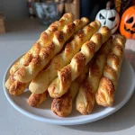 Easy Halloween Breadstick Rattlers