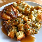 Easy Slow Cooker Chicken with Gravy Stuffing Delight