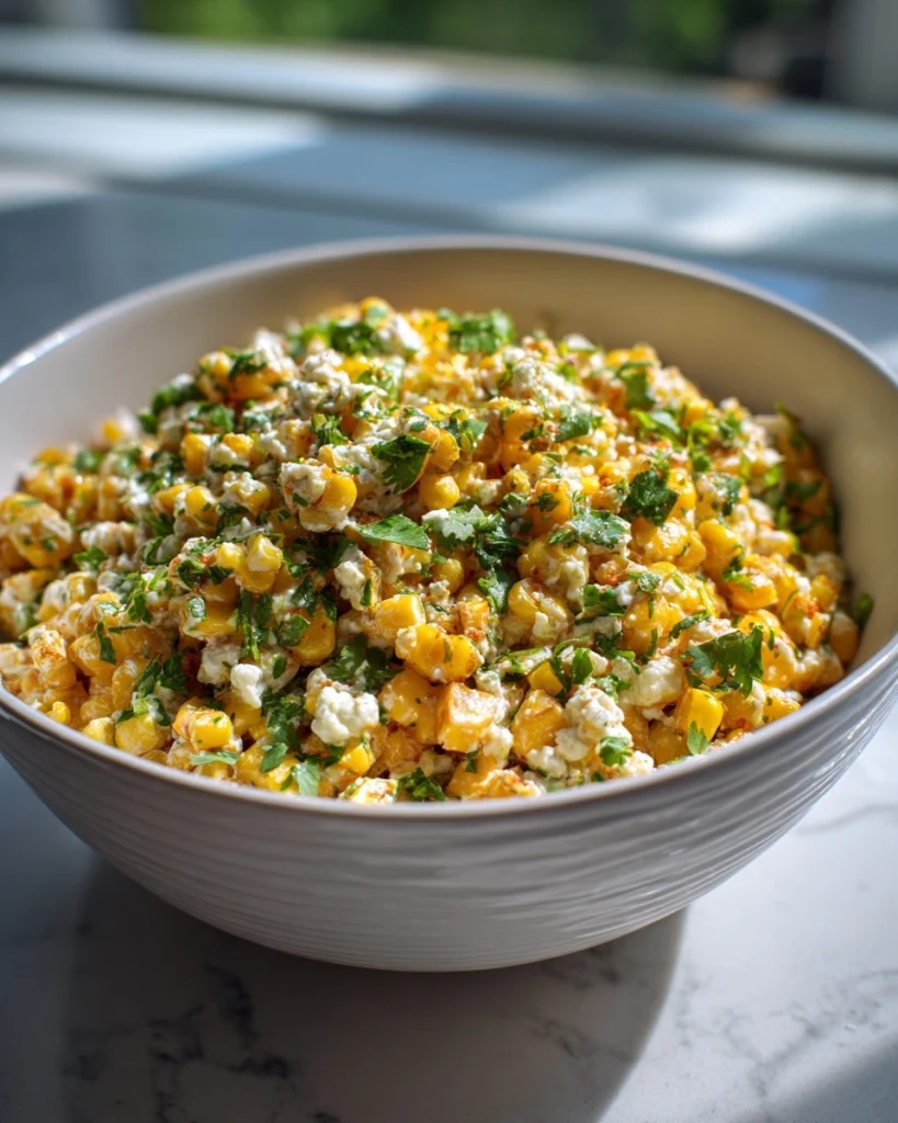 Flavorful Mexican Street Corn Salad Recipe for Summer Fun