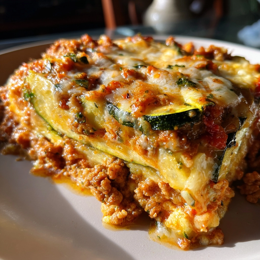 Ground Turkey Zucchini Casserole