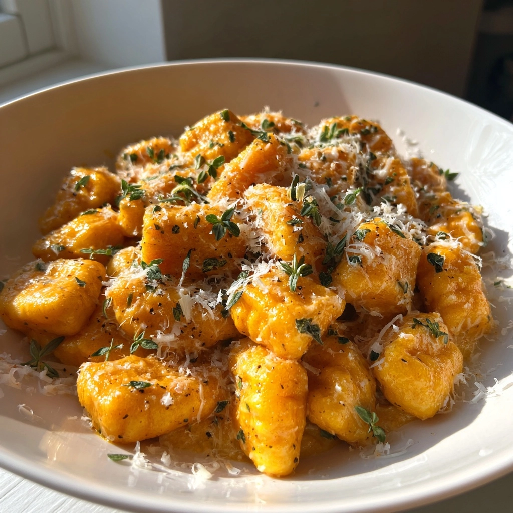 Homemade Pumpkin Gnocchi