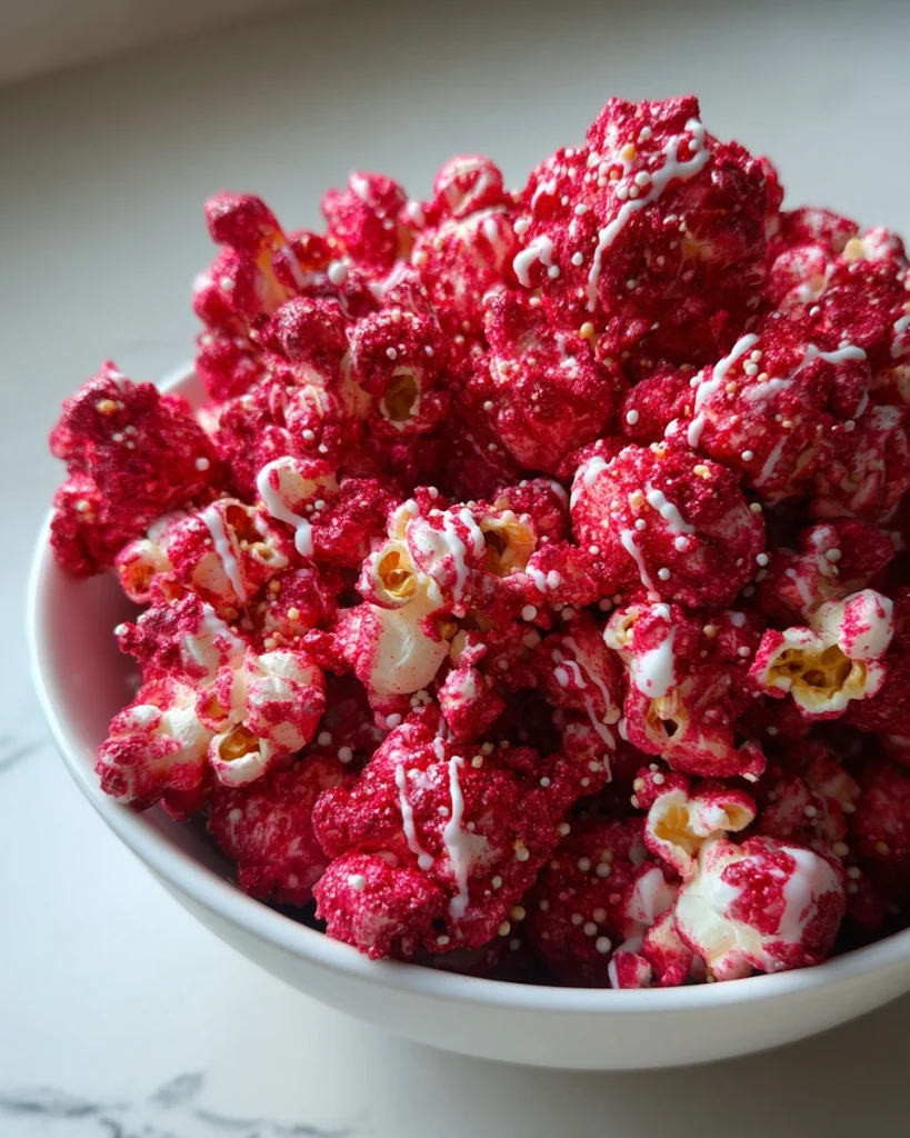 Irresistible Bloody Red Velvet Popcorn Recipe to Try Now
