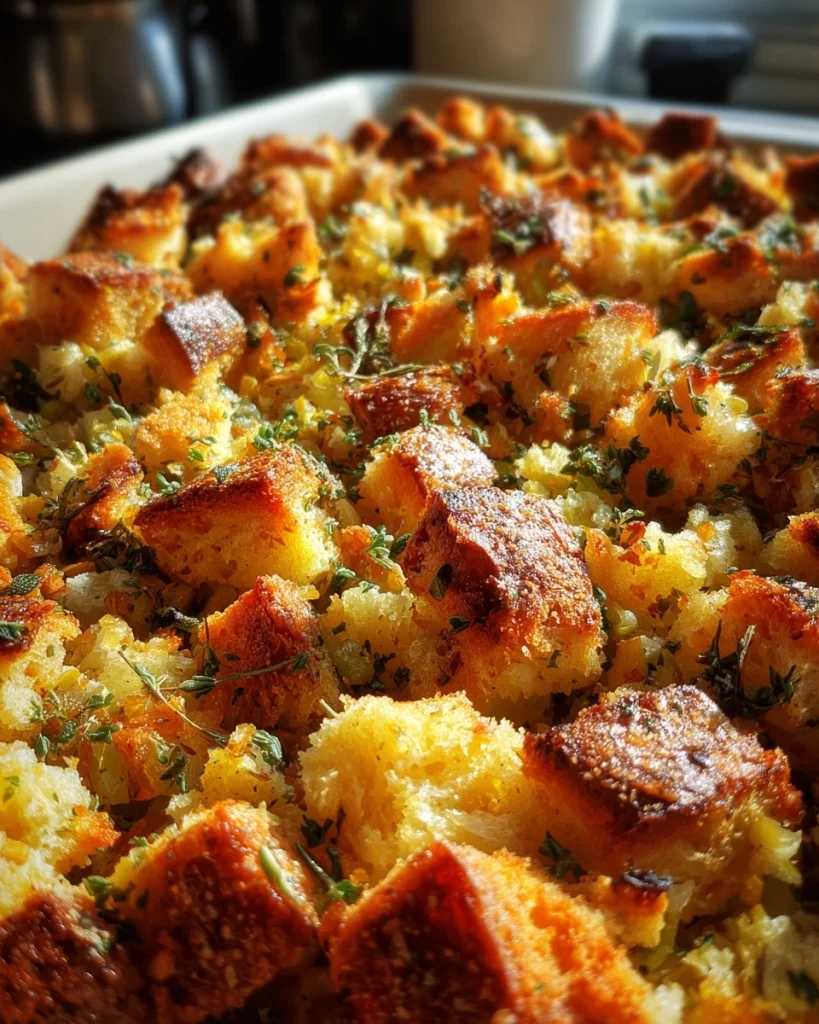 Irresistible Classic Traditional Thanksgiving Stuffing Recipe