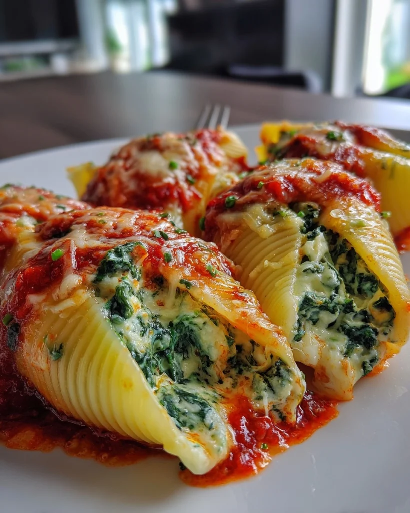 Irresistible Easy Spinach and Ricotta Stuffed Shells Recipe
