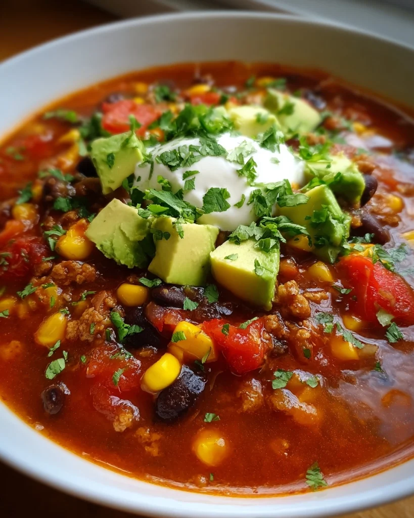Irresistible Stovetop Taco Soup Recipe for Cozy Nights