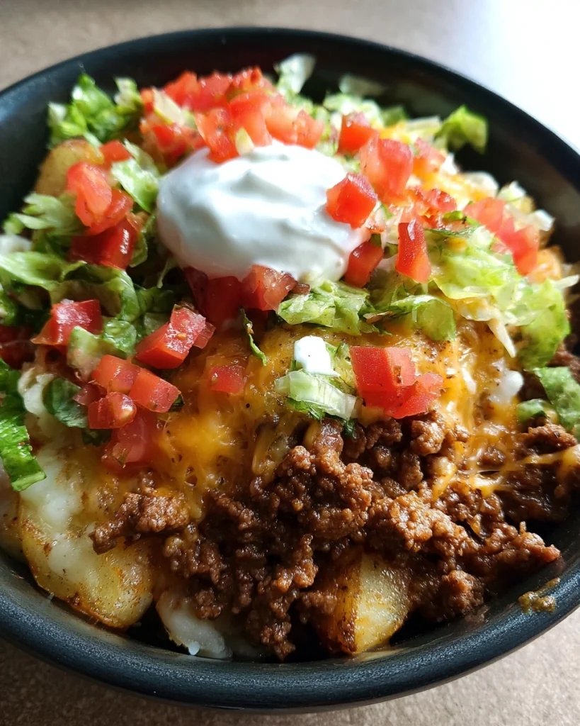 Loaded Potato Taco Bowl Meal Prep – Easy & Flavorful Recipes!