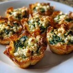 Mediterranean Spinach and Feta Cheese Crisps Recipe