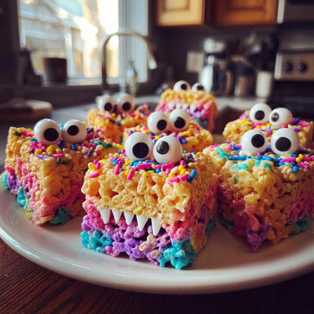 Monster Rice Krispies Treats