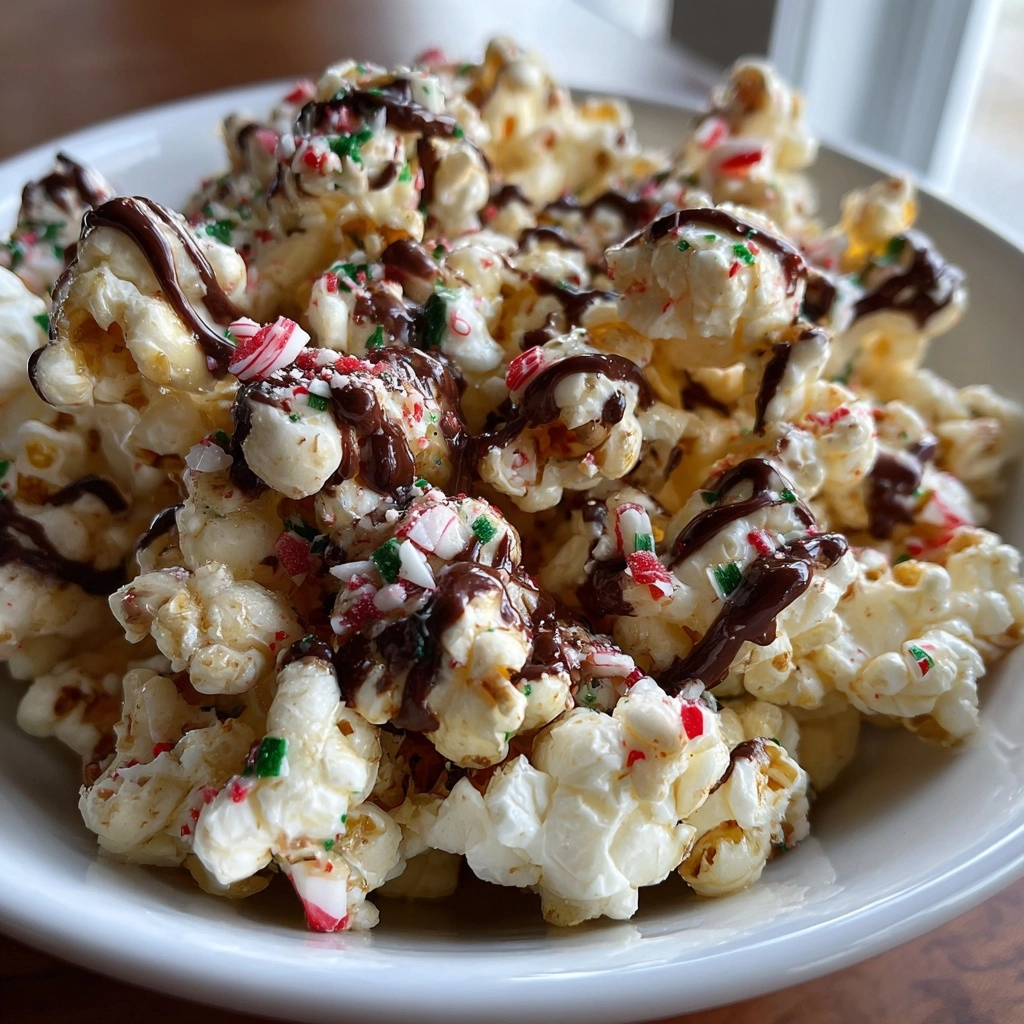 Peppermint Bark Popcorn