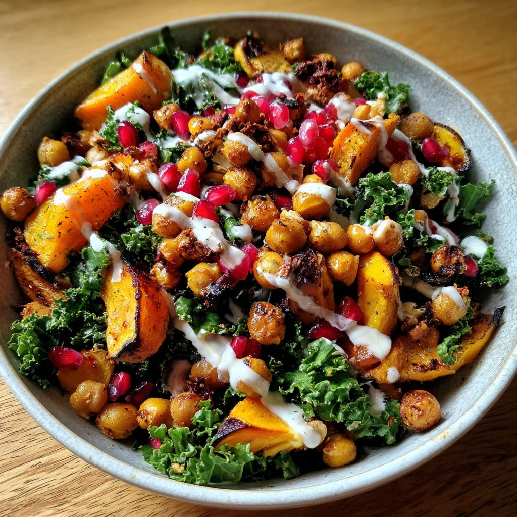 Roasted Chickpea Fall Salad