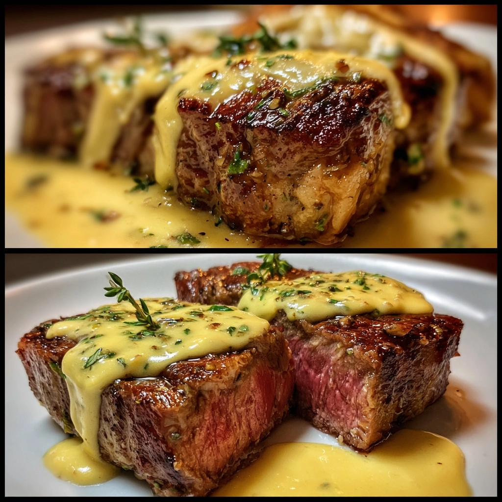 Steak Dinner for Two with Blender Hollandaise