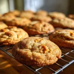 Sweet Caramel Apple Snickerdoodle Cookies