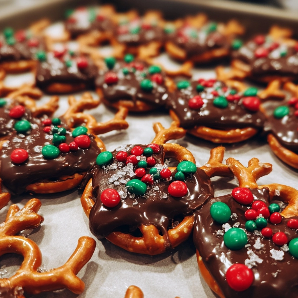 Sweet Reindeer Pretzels