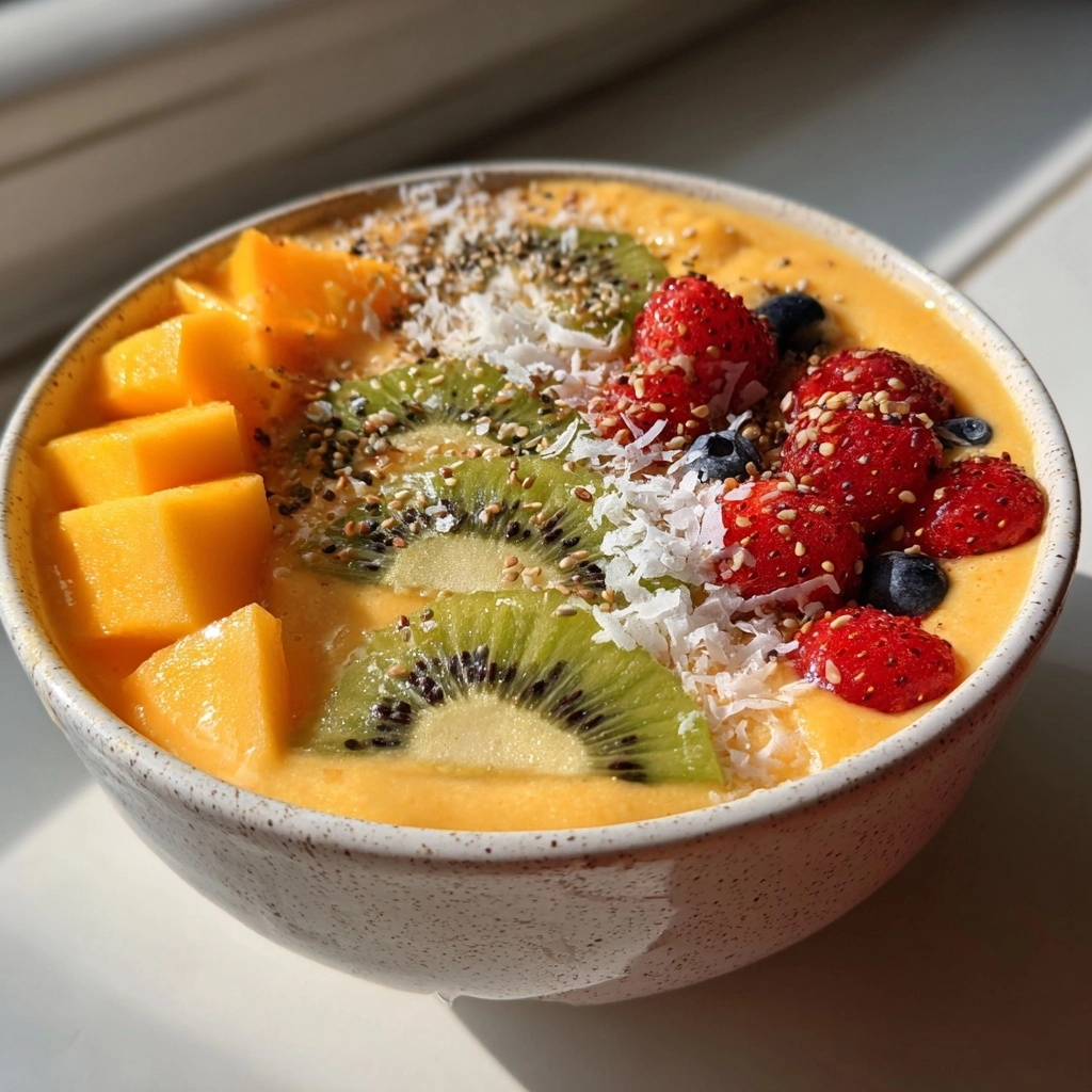 Tropical Papaya Smoothie Bowl