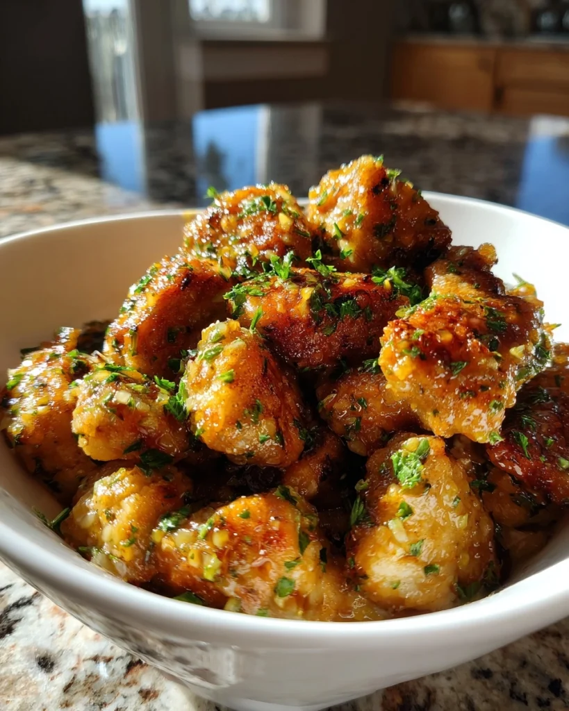 15-Minute Garlic Butter Chicken Bites
