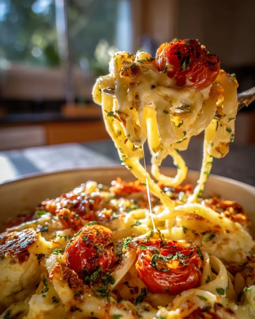 Baked Feta Pasta with Cherry Tomatoes