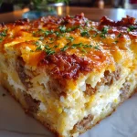 Best Quick And Easy Breakfast Casserole with Sausage, Eggs, and Hashbrowns