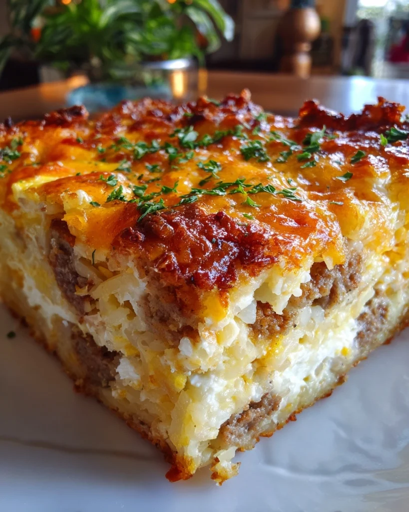 Best Quick And Easy Breakfast Casserole with Sausage, Eggs, and Hashbrowns