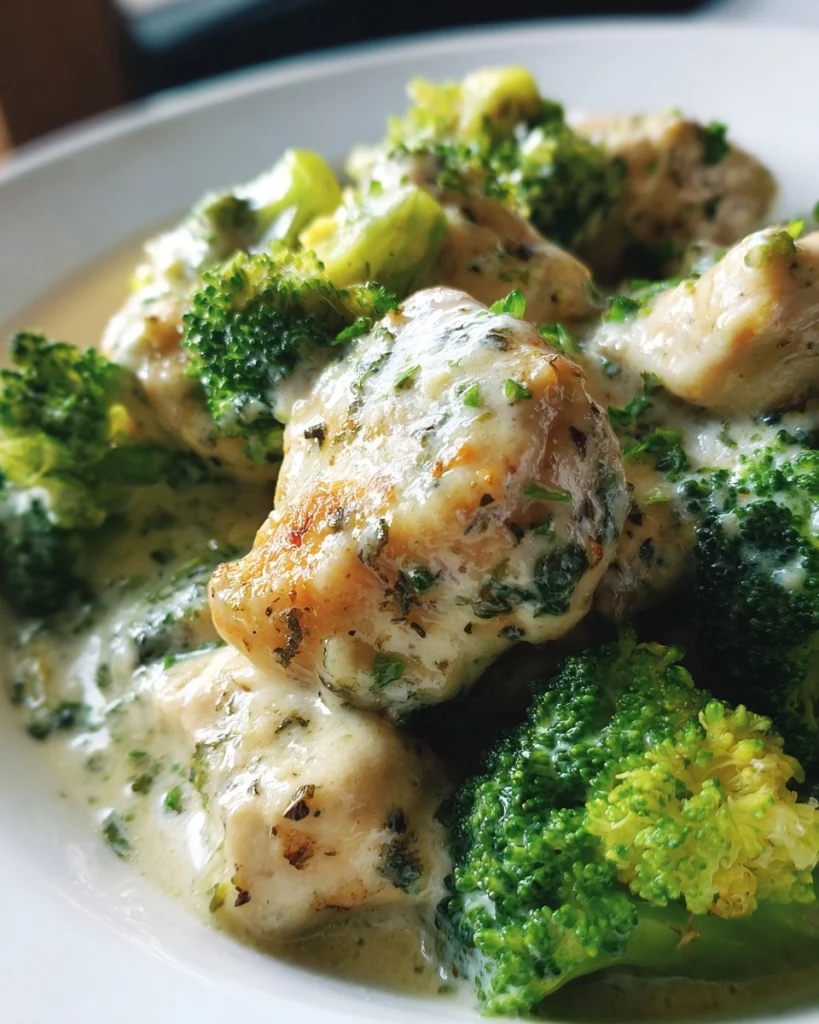 Cheesy Keto Crockpot Chicken &amp; Broccoli | Dump, Set, Done