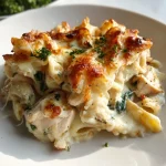 Easy Weeknight Chicken Alfredo Bake