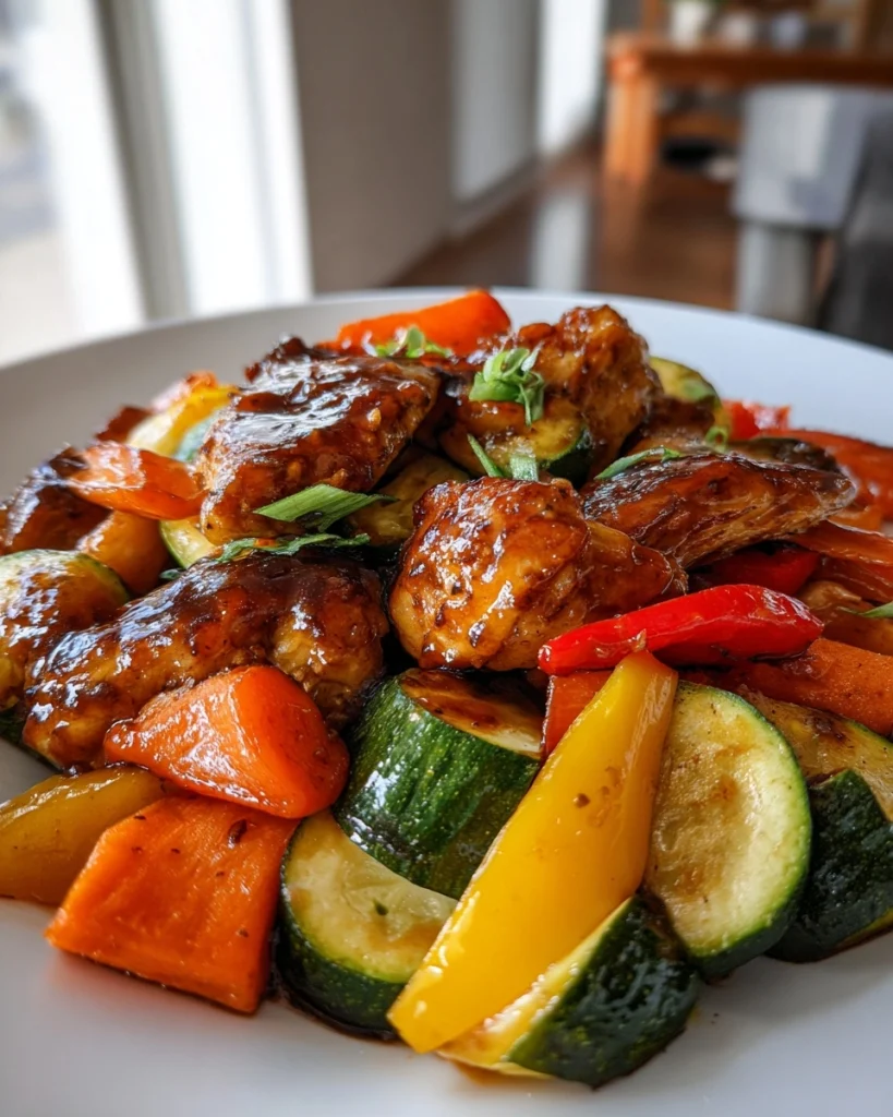 One-Pan Balsamic Chicken and Roasted Vegetables