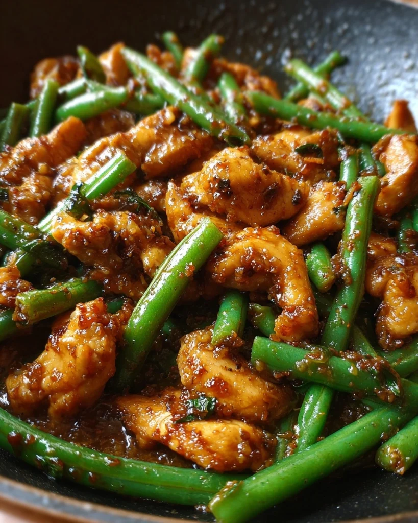 One-Pan Honey Garlic Chicken and Green Beans