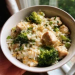 One-Pot Creamy Chicken and Rice with Veggies