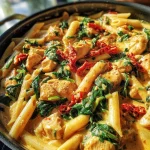 One-Pot Creamy Tuscan Chicken Pasta