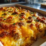 Sausage, Egg, and Cream Cheese Hashbrown Casserole - The Ultimate Breakfast Bake