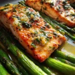 Sheet Pan Garlic Butter Salmon and Asparagus