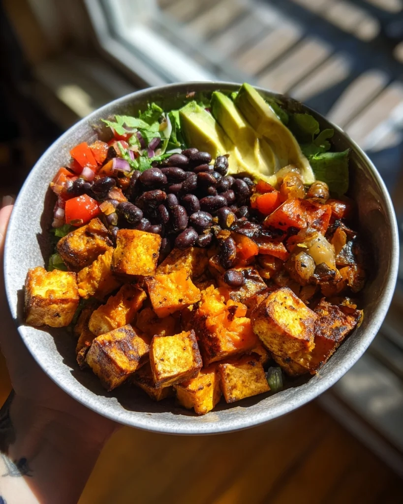 Vegan Sweet Potato Burrito Bowl | Gluten-Free, Meal-Prep Gold