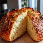 Crusty Rosemary Parmesan Bread