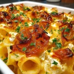 Baked Feta Pasta 2.0 — The Upgraded Version with Caramelized Onions