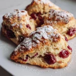 Cherry Almond Scones That Melt in Your Mouth