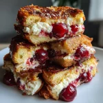 Cherry Cheesecake Stuffed French Toast — Brunch Will Never Be the Same