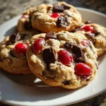Cherry Chocolate Chip Cookies with Mocha Chips (Yes, Really!)