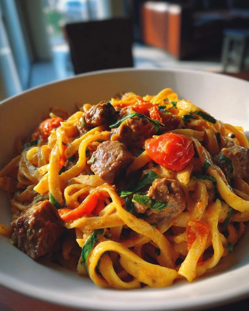 Creamy Rotel Beef Pasta — The Spicy Comfort Food You Need Tonight