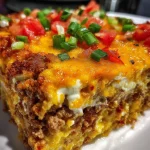 High-Protein Keto Taco Casserole with Cottage Cheese (55g Protein!)