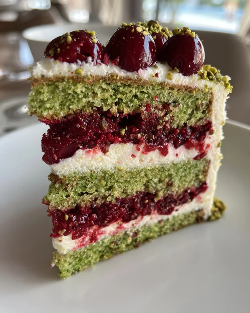 Sour Cherry Pistachio Cake — 2025's Most Unexpected Flavor Combo 🍒